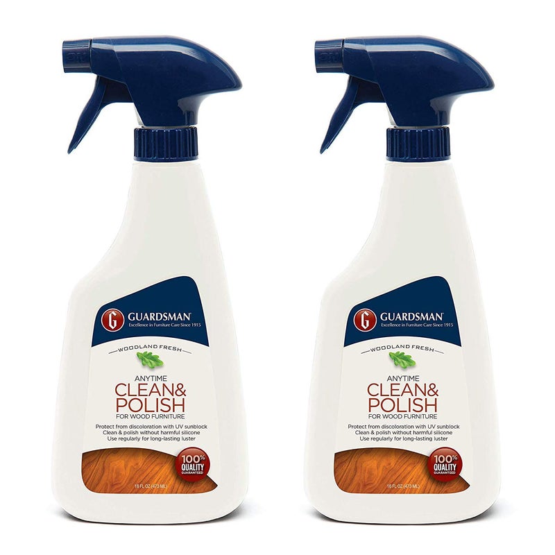 Guardsman Clean & Polish For Wood Furniture - Woodland Fresh - 16 oz Spray - Silicone Free, UV Protection - 461100 Pack of 2 - Image 1